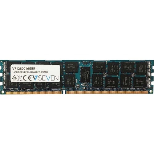 Módulo RAM V7 - 16 GB (1 x 16 GB) - DDR3 SDRAM - 1600 MHz DDR3-1600/PC3L-12800 - ECC - Sin búfer - CL11 - 240-clavijas - D