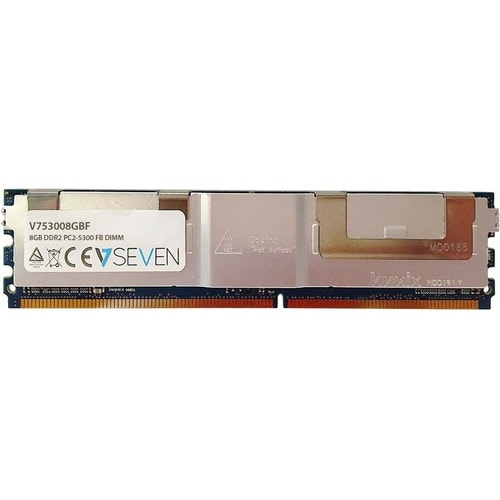 Modulo Memoria V7 V753008GBF per Server - 8 GB - DDR2-667/PC2-5300 DDR2 SDRAM - 667 MHz Due rank Memoria - CL5 - 1,80 V - 