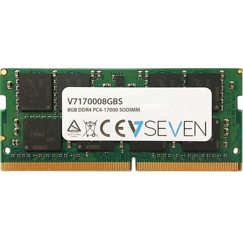 Modulo Memoria V7 per Computer portatile - 8 GB (1 x 8GB) - DDR4-2133/PC4-17000 DDR4 SDRAM - 2133 MHz - CL15 - Unbuffered 