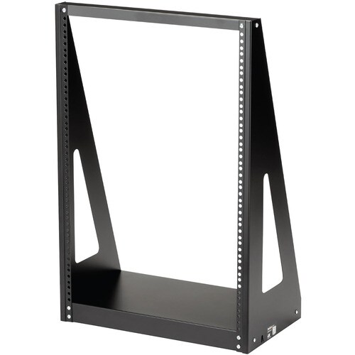 StarTech.com 2-Post 16U Heavy-Duty Desktop Server Rack, Small Open Frame 19in Network Rack for Home/Office IT Equipment, T