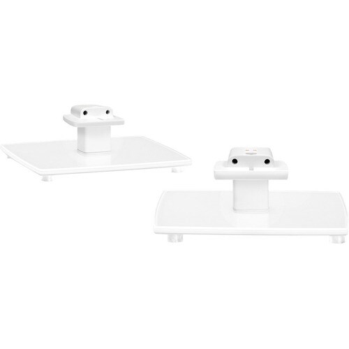 Bose OmniJewel Table Stands - 7" Height - Tabletop - Tempered Glass, Aluminum - White BRAND SOURCE ONLY 764522-0020