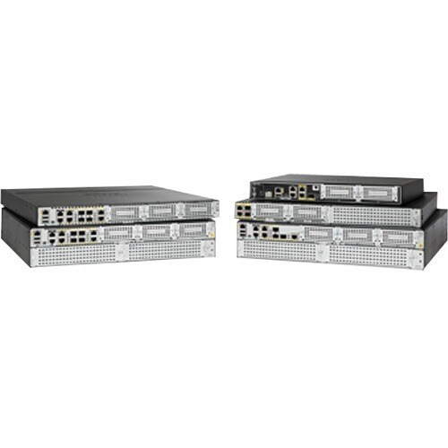 Cisco 4000 4431 Router with AX License - 4 Ports - Management Port - 8 - Gigabit Ethernet - 1U - Rack-mountable, Wall Moun