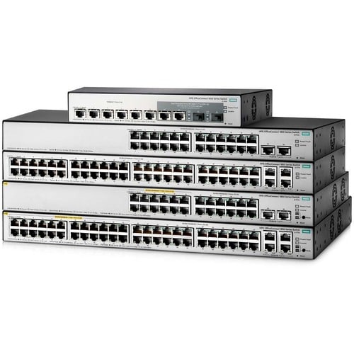 HPE OfficeConnect 1850 24G 2XGT PoE+ 185W Switch - 26 Ports - Manageable - 2 Layer Supported - Twisted Pair - 1U - Rack-mo