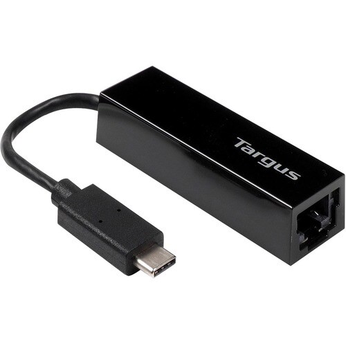 Targus Gigabit Ethernet Card for Notebook, Tablet - 10/100/1000Base-T - Desktop - USB Type C - 1 Port(s) - 1 - Twisted Pair
