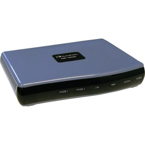 AudioCodes MediaPack 202 VoIP Gateway - 2 x RJ-45 - 2 x FXS - Fast Ethernet