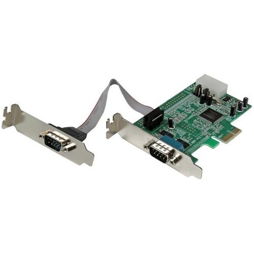 StarTech.com Serieller Adapter - Doppelprofil Plug-in-Karte - 1 Paket - PCI Express - PC - 2 x Anzahl externe serielle Ports
