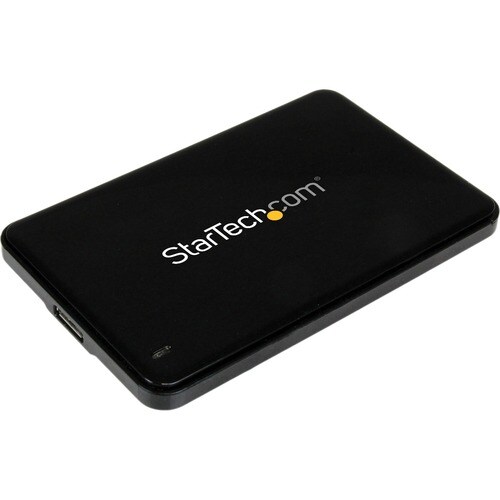 StarTech.com Laufwerksgehäuse - USB 3.0 Host Interface - UASP-Support Extern - Schwarz - 1 x Gesamtschacht - 1 x 2,5" Scha