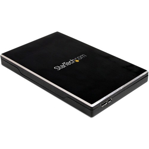 StarTech.com Laufwerksgehäuse SATA/600 - USB 3.0 Host Interface Extern - Schwarz - TAA-konform - 1 x HDD unterstützt - 1 x