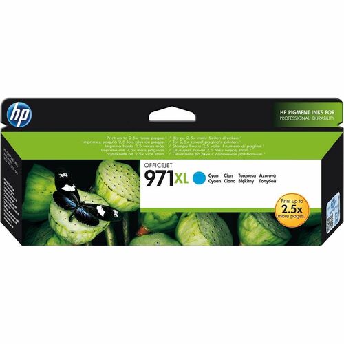 HP 971XL Hoch Kapazität Tintenstrahl Tintenpatrone - Cyan - Originaler Pack - Tintenstrahl - Hoch Kapazität