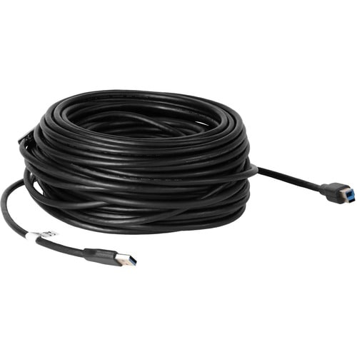 Vaddio 30m Active USB 3.0 Type-A to Type B - M/M Cable - 98.43 ft USB Data Transfer Cable for Camera - First End: 1 x USB 