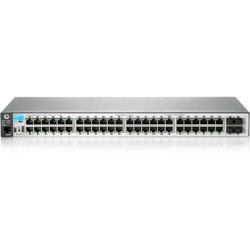 HPE 2530 2530-48-PoE+ 48 Ports Manageable Ethernet Switch - Fast Ethernet, Gigabit Ethernet - 10/100Base-TX, 10/100/1000Ba
