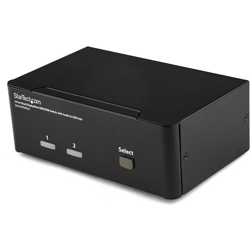 StarTech.com SV231DPDDUA KVM-Switchbox - TAA-konform - 2 Computer - 1 Lokaler Benutzer(n) - WQUXGA - 3840 x 2400 - 6 x USB