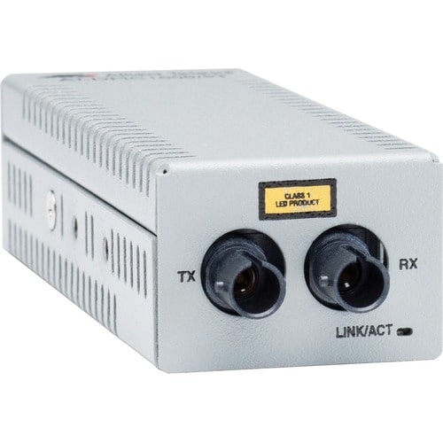Allied Telesis AT-DMC1000/ST Transceiver/Media Converter - 2 Port(s) - 1 x Network (RJ-45) - USB - 1 x ST - DuplexST Port 