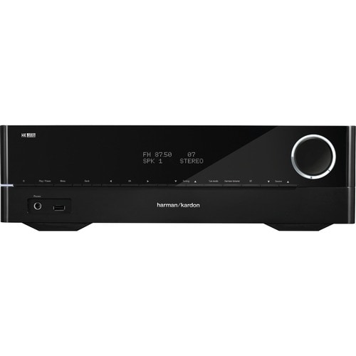 Harman Kardon HK 3770 AM/FM Receiver - 240 W RMS - 2 Channel - Black - Internet Streaming - iRadio, vTuner - 10 Hz to 130 