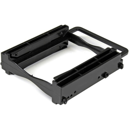 StarTech.com Dual 2.5" SSD/HDD Mounting Bracket for 3.5" Drive Bay - Tool-Less Installation - 2-Drive Adapter Bracket for 
