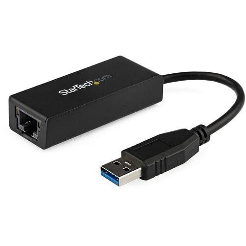 StarTech.com USB 3.0 to Gigabit Ethernet NIC Network Adapter - USB 3.0 - 1 Port(s) - 1 x Network (RJ-45) - Twisted Pair - 