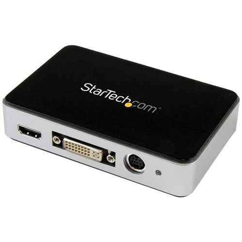 StarTech.com HDMI Video Capture Device - 1080p - 60fps Game Capture Card - USB Video Capture Card - with HDMI DVI VGA, TAA