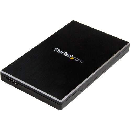 StarTech.com 2.5" External Hard Drive Enclosure - Supports UASP - Aluminum - USB 3.1 Enclosure - SSD/HDD Enclosure - Get r