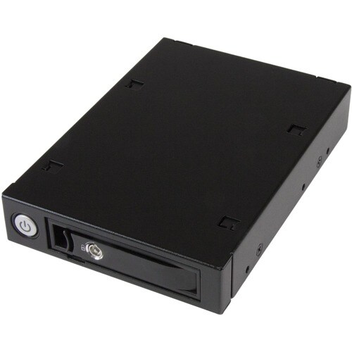 StarTech.com Drive Enclosure SATA/600 - Serial ATA/600 Host Interface Internal - Black, Silver - 1 x HDD Supported - 1 x S