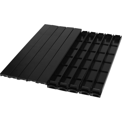 CyberPower Kit with (10) 19" 1U Blanking Panels - Black - 1U Rack Height - 10 Pack - 1.73" (43.94 mm) Height x 18.98" (482