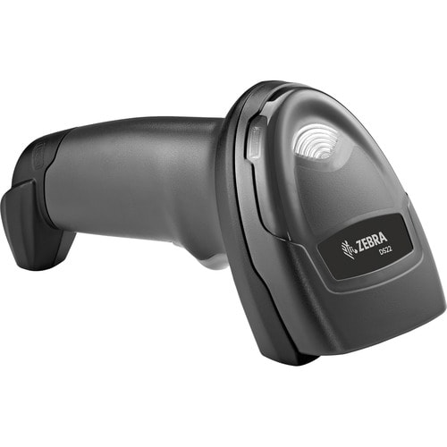 Zebra DS2208-SR Handheld Barcode Scanner with Stand - Cable Connectivity - 30 scan/s - 14.49" Scan Distance - 1D, 2D - Ima