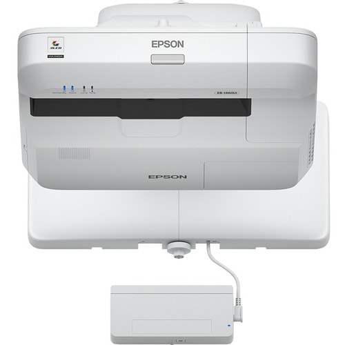 Epson EB-1460Ui LCD Projector - 16:10 - 1920 x 1200 - Front, Ceiling - 5000 Hour Normal Mode - 10000 Hour Economy Mode - W