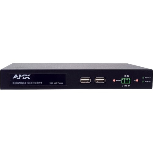 Harman N2300 Series 4K UHD Video over IP Stand Alone Decoder with KVM, PoE - Functions: Video Encoding, Video Scaling, Aud