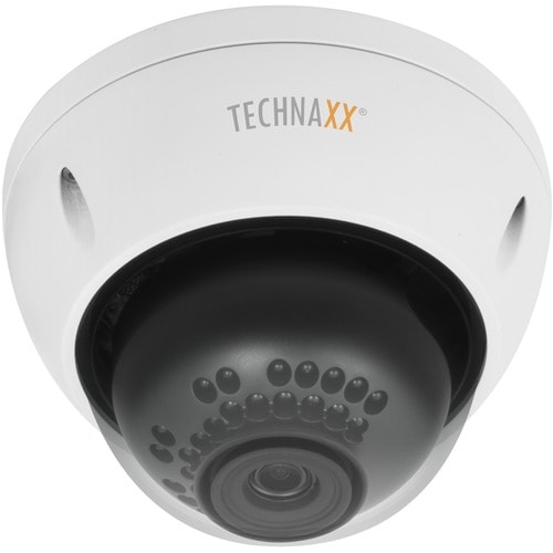 Technaxx TX-66 3 Megapixel HD Network Camera - Colour - Dome - 30 m - MJPEG, H.264, H.264H, H.264B - 1920 x 1080 Fixed Len