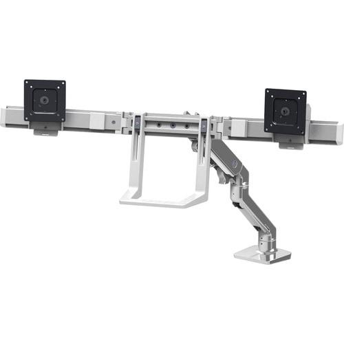 HX Desk Dual Monitor Arm (Polished Aluminum)