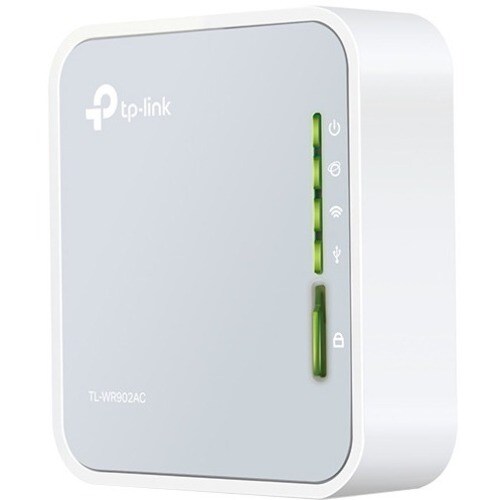 TP-Link TL-WR902AC Wi-Fi 5 IEEE 802.11ac Ethernet Wireless Router - Dual Band - 2.40 GHz ISM Band - 5 GHz UNII Band - 2 x 