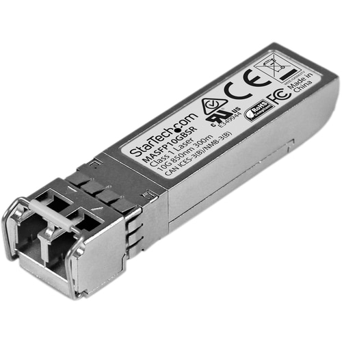 StarTech.com Cisco Meraki MA-SFP-10GB-SR Comp. SFP+ Module - 10GBASE-SR - 10GbE Gigabit Ethernet Multimode Fiber MMF Optic