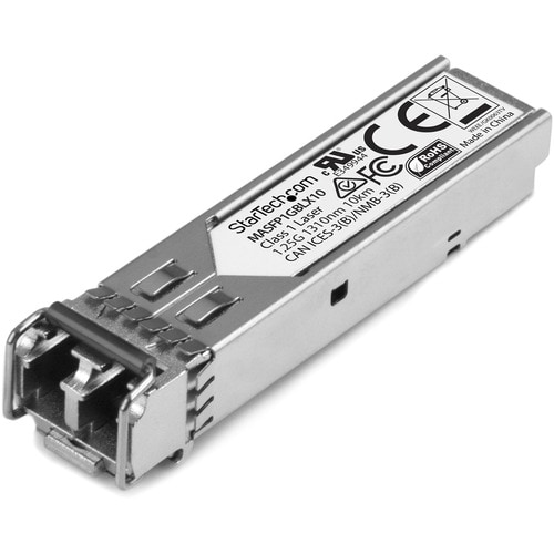 StarTech.com Cisco Meraki MA-SFP-1GB-LX10 Comp. SFP Module - 1000BASE-LX - 1GbE Gigabit Ethernet SFP Single Mode Fiber SMF