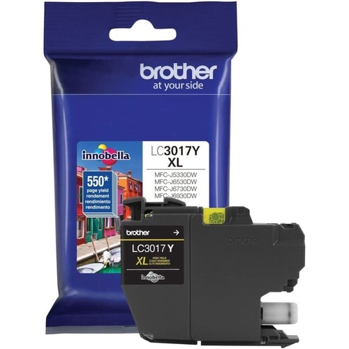 Brother Innobella LC3017Y Original Ink Cartridge - Inkjet - High Yield - 550 Pages - Yellow