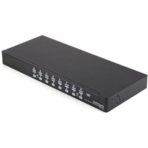 StarTech.com 16 Port 1U Rack Mount USB KVM Switch Kit w/ OSD & Cables - 16 Computer(s) - 1920 x 1440 - 1U - Rack-mountable