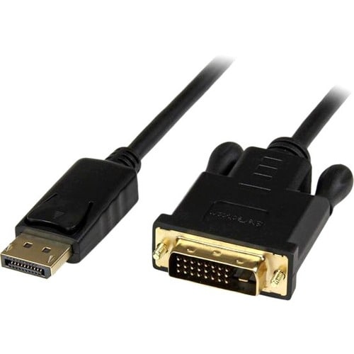 StarTech.com 6ft (1.8m) DisplayPort to DVI Cable, 1080p, Active DisplayPort to DVI-D Adapter/Converter Cable, DP 1.2 to DV