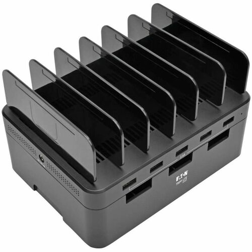 Eaton Tripp Lite Series 5-Port USB Charging Station with Built-In Device Storage, 12V 4A (48W) USB Charger Output - 48 W O