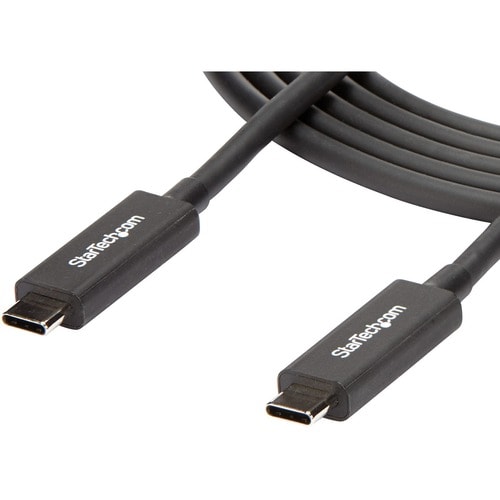 StarTech.com Thunderbolt 3 Cable - 1,8m ( 6 ft.) - 4K 60Hz - 40Gbps - USB C to USB C Cable - Thunderbolt 3 USB Type C Char