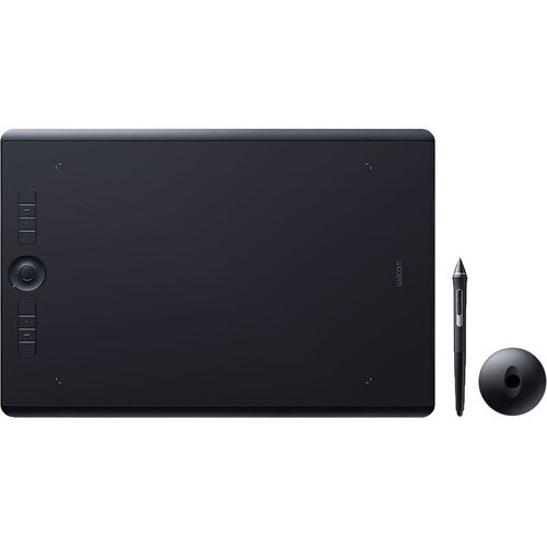Wacom Intuos Pro PTH-660-N Grafiktablett - 5080 lpi - Touchscreen - Multi-Touch-Bildschirm - Kabel/Kabellos - Schwarz - Bl