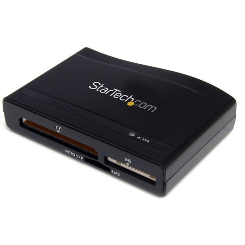 StarTech.com USB 3.0 Multi Media Flash Memory Card Reader - 16-in-1 - CompactFlash Type I, CompactFlash Type II, SD, SDHC,