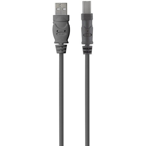 Belkin 2.0 USB-A to USB-B Cable - 2.95 ft USB Data Transfer Cable for Printer, Computer - First End: 1 x USB 2.0 Type A - 