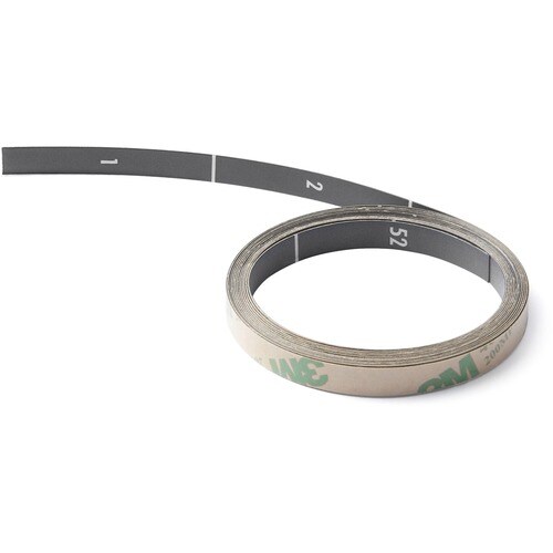 StarTech.com Zahnstange Maßeinheit Aufkleber - TAA-konform - 10,16 mm Höhe x 7,62 mm Breite - Rechteck - Schwarz - 2 / Pack