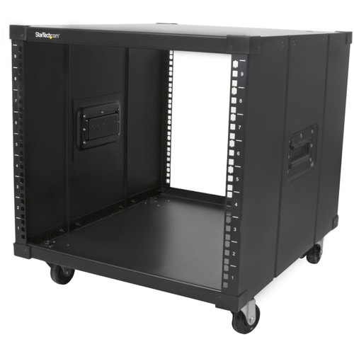 StarTech.com 9U Bodenstehend Rackschrank für Server, LAN-Schalter, Patchfeld - 482,60 mm Rack Width x 584,20 mm Rack Depth