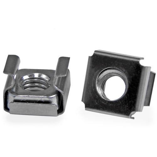 StarTech.com Sattel - TAA-konform - Käfigmutter - Edelstahl - Silber - 100 / Paket