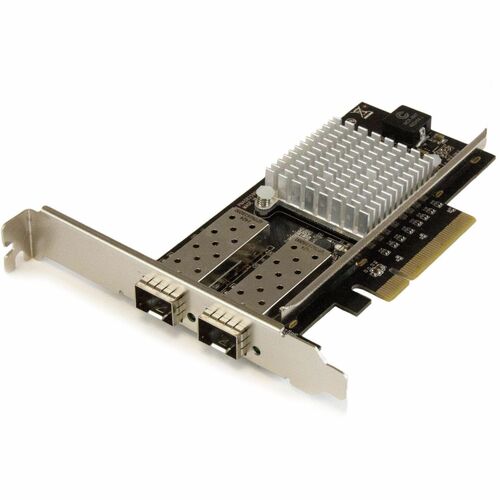 StarTech.com 10 Gigabit-Ethernet-Karte für Workstation - 10GBase-X - SFP+ - Plug-in-Karte - Schwarz - PCI Express x4 - 20 