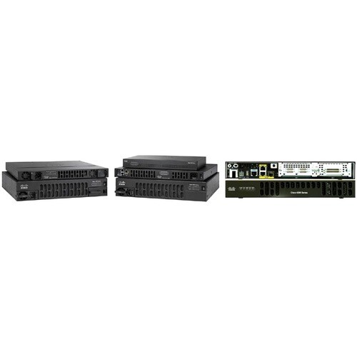 Cisco 4221 Router - 2 Ports - Management Port - 3 - Gigabit Ethernet - 1U - Rack-mountable, Wall Mountable