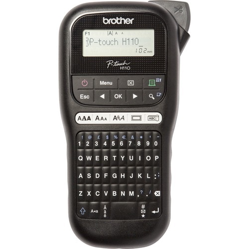 Brother P-touch PT-H110 Electronic Label Maker - Thermal Transfer - 20 mm/s Mono - 3 Fonts - 180 x 180 dpi - Tape, Label3.