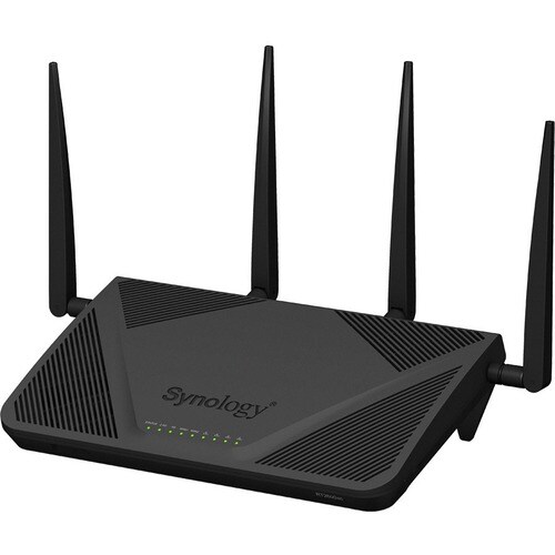 Synology RT2600AC Wi-Fi 5 IEEE 802.11ac Ethernet Drahtlos Router - 2,40 GHz ISM-Band - 5 GHz UNII-Band4 x Extern) - 325 MB