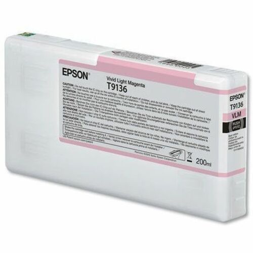 Epson UltraChrome HD T913600 Inkjet Ink Cartridge - Vivid Light Magenta Pack - Inkjet