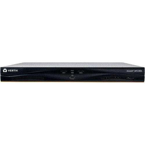 VertivAvocent MPU KVM over IP Switch| 32-port KVM switch| Dual AC Power - KVM over IP Switches | 2 Remote User | 32 port |