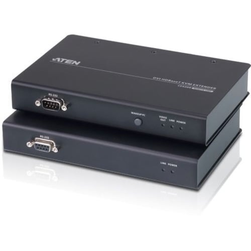 ATEN USB DVI HDBaseT 2.0 KVM Extender (1920 x 1200@100 m)-TAA Compliant - 1 Computer(s) - 1 Remote User(s) - 492.13 ft Ran